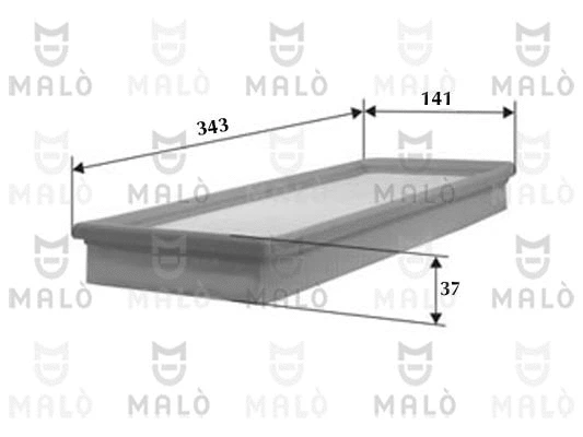 Filtre à air AKRON-MALÒ 1500349