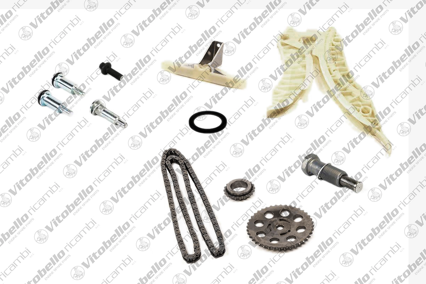 Kit de distribution par chaîne Vitobello Ricambi KDC0061-3N