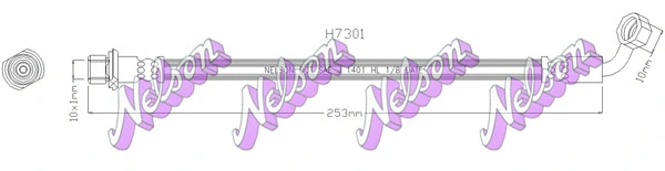 Flexible de frein KAWE H7301