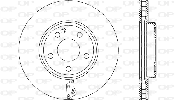 Disque de frein OPEN PARTS BDR2644.20