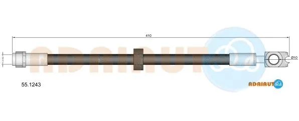Flexible de frein ADRIAUTO 55.1243