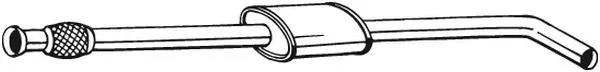 Silencieux central BOSAL 282-427