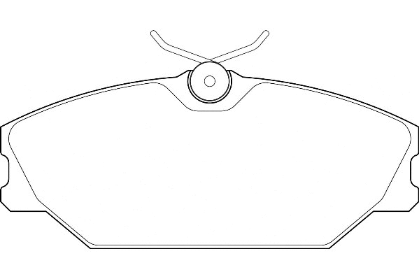 Kit de plaquettes de frein, frein à disque Omnicraft 2134848