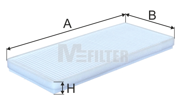 Filtre, air de l'habitacle MFILTER K 922