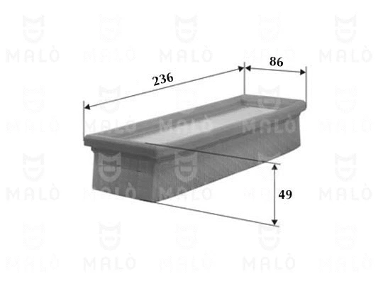 Filtre à air AKRON-MALÒ 1500454