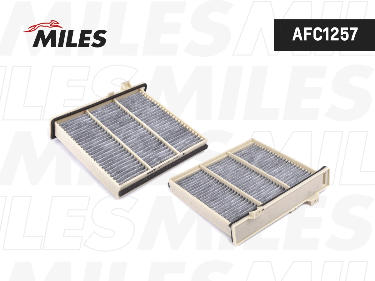Filtre, air de l'habitacle MILES AFC1257