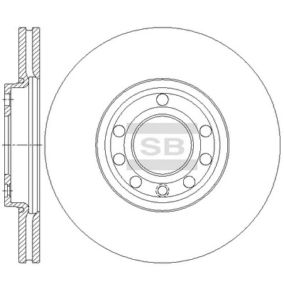 Disque de frein Hi-Q SD5112