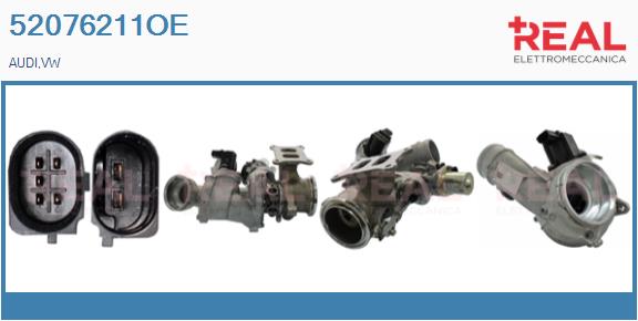 Turbocompresseur, suralimentation REAL 52076211OE