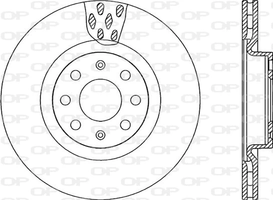 Disque de frein OPEN PARTS BDR2259.20
