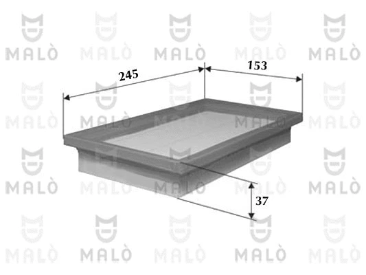 Filtre à air AKRON-MALÒ 1500035