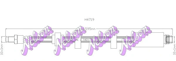 Flexible de frein KAWE H4719
