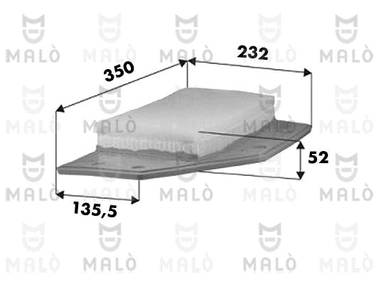 Filtre à air AKRON-MALÒ 1500663