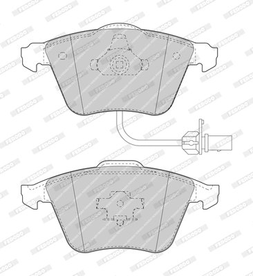 Kit de plaquettes de frein, frein à disque FERODO FDB1629-OES