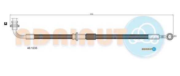 Flexible de frein ADRIAUTO 48.1235