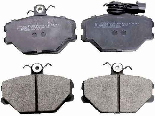 Kit de plaquettes de frein, frein à disque DENCKERMANN B110190