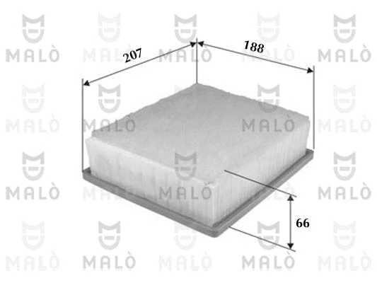 Filtre à air AKRON-MALÒ 1500549