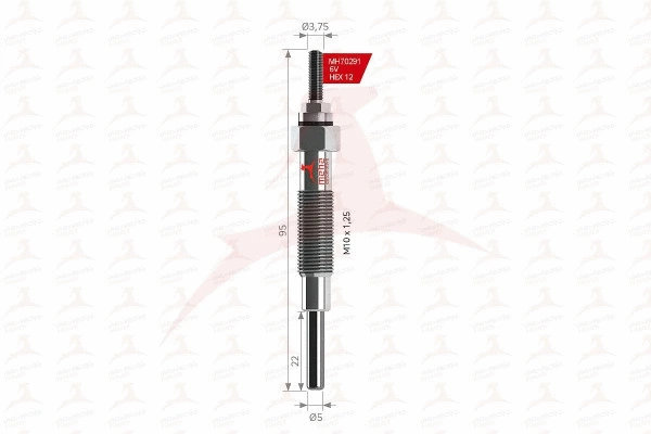 Bougie de préchauffage MEHA AUTOMOTIVE MH70291