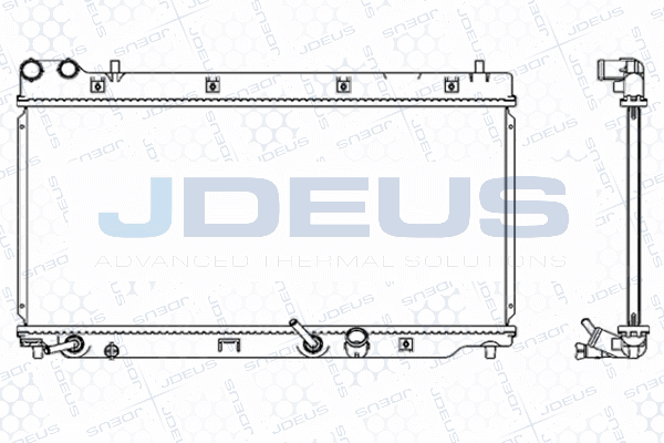 Radiateur, refroidissement du moteur JDEUS M-0130270