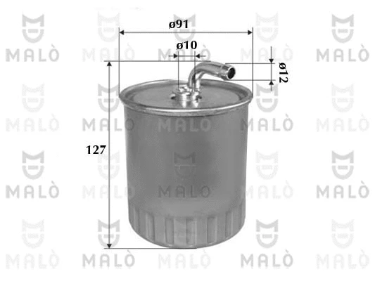 Filtre à carburant AKRON-MALÒ 1520067