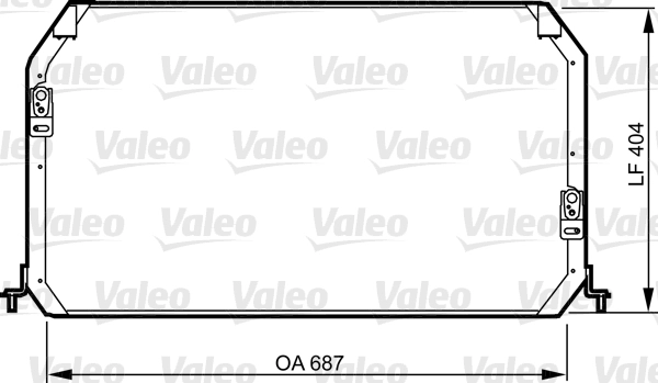 Condenseur, climatisation VALEO 814282