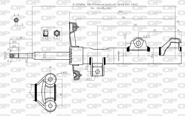 Amortisseur OPEN PARTS SAB8456.31
