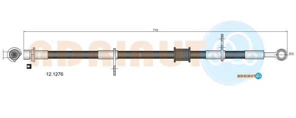 Flexible de frein ADRIAUTO 12.1276
