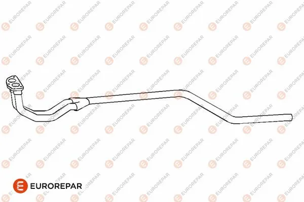 Tuyau d'échappement EUROREPAR E12831J