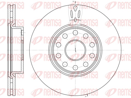 Disque de frein REMSA 6478.10