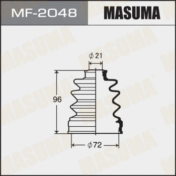 Jeu de joints-soufflets, arbre de commande MASUMA MF-2048