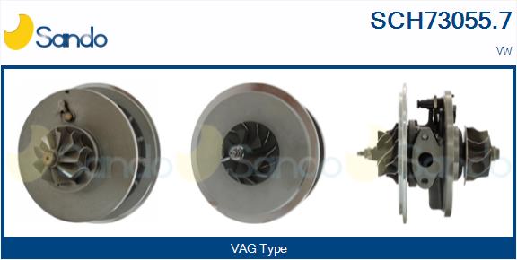 Groupe carter, turbocompresseur SANDO SCH73055.7