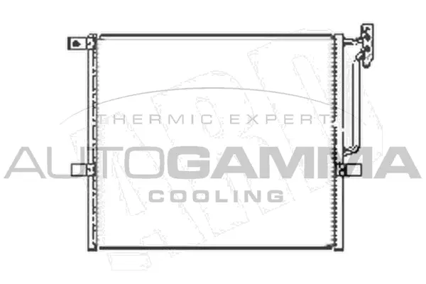 Condenseur, climatisation AUTOGAMMA 104974