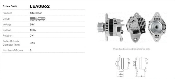 Alternateur LUSA LEA0862