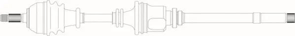 Arbre de transmission GENERAL RICAMBI PE3068