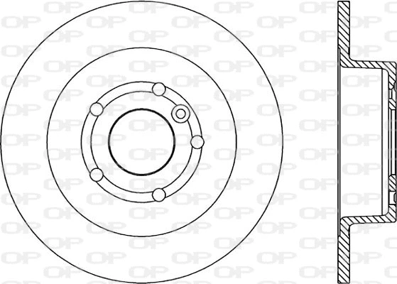 Disque de frein OPEN PARTS BDR1750.10