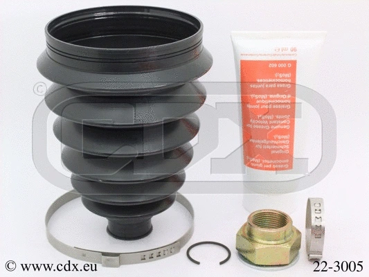 Jeu de joints-soufflets, arbre de commande CDX 22-3005