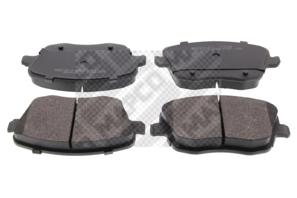 Kit de plaquettes de frein, frein à disque MAPCO 6118