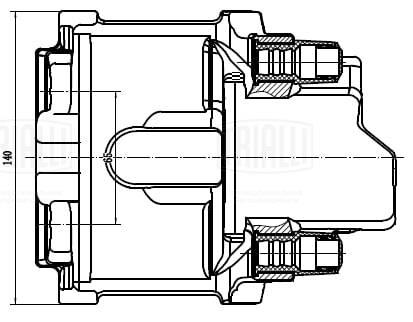 Étrier de frein TRIALLI CF 084723