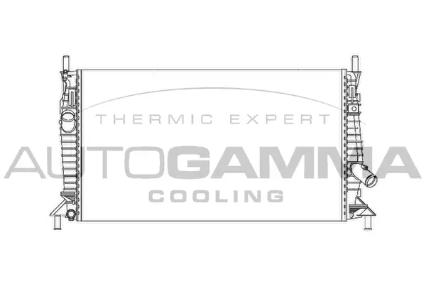 Radiateur, refroidissement du moteur AUTOGAMMA 103424