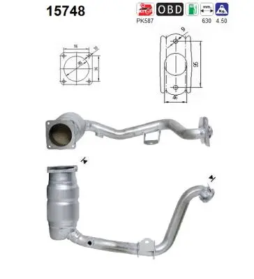 Catalyseur AS 15748