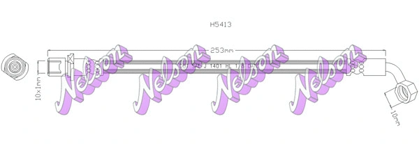Flexible de frein KAWE H5413