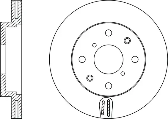 Disque de frein FIT FR0203V