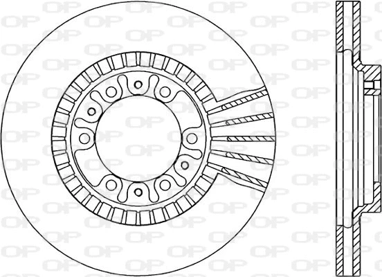 Disque de frein OPEN PARTS BDR1788.20