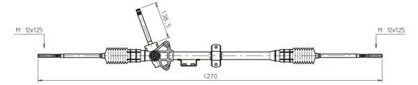 Crémaillère de direction GENERAL RICAMBI RV4017