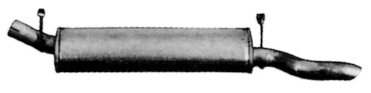 Silencieux arrière IMASAF 54.57.07