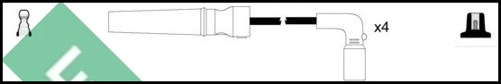 Kit de câbles d'allumage LUCAS LUC7330