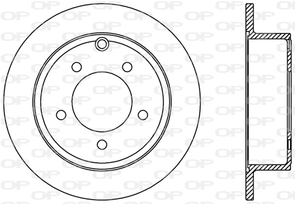 Disque de frein OPEN PARTS BDR2370.10