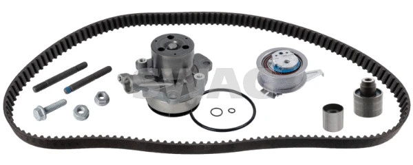 Pompe à eau + kit de courroie crantée SWAG 33 10 8331