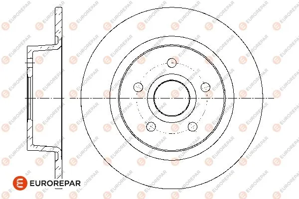 Disque de frein EUROREPAR 1676007880