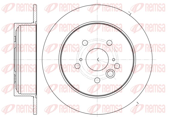 Disque de frein REMSA 61089.00