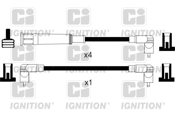 Kit de câbles d'allumage QUINTON HAZELL XC767